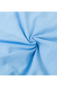 SKMPBH003 design hospital bed nursing bedding three-piece set pure cotton blue and white strip bed sheet quilt cover quilt cover pillowcase front view